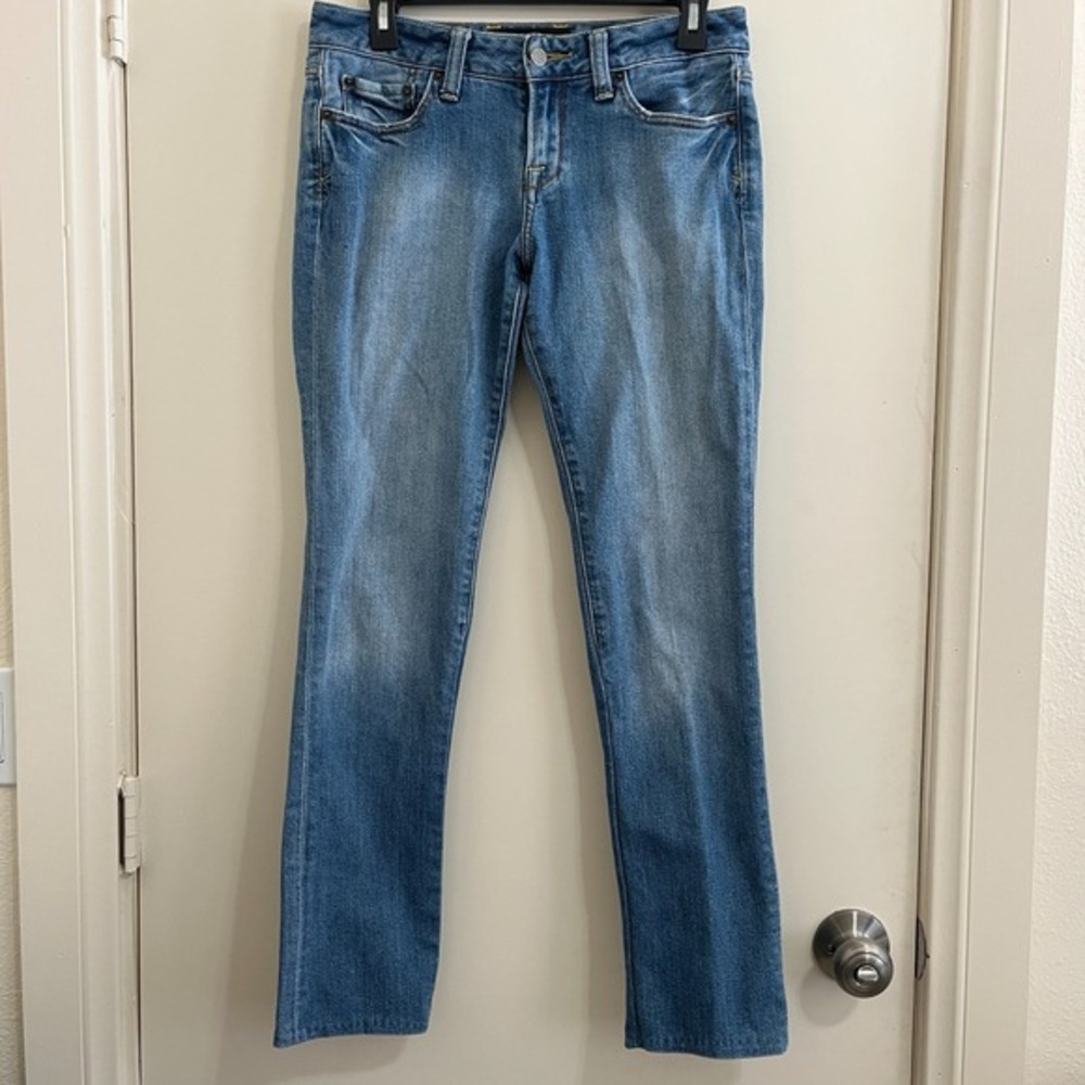 Lucky Brand Lola Jeans Women 6 / 28 Straight Leg Low Rise Blue‎ Denim Americana